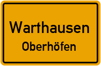 Dachsweg in WarthausenOberhöfen