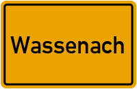 City Sign Wassenach