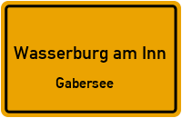 Geigelsteinstraße in Wasserburg am InnGabersee