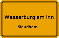 Grenzweg in Wasserburg am InnStaudham