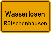 Weiherstraße in WasserlosenRütschenhausen