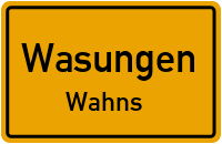 Meininger Weg in WasungenWahns