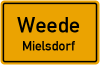Mielsdorfer Dorfstraße in WeedeMielsdorf