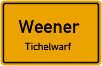 Schlehenweg in WeenerTichelwarf