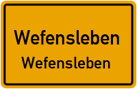 Bahnhofstraße in WefenslebenWefensleben