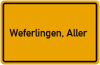 City Sign Weferlingen, Aller