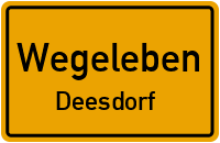 Straße Der Freundschaft in WegelebenDeesdorf