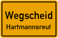 Straßenverzeichnis Wegscheid Hartmannsreut