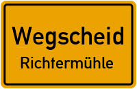 Straßenverzeichnis Wegscheid Richtermühle