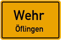 Straßenverzeichnis Wehr Öflingen