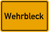 City Sign Wehrbleck