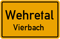 Bergstraße in WehretalVierbach