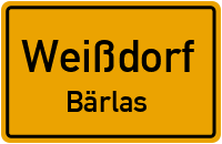 Straßenverzeichnis Weißdorf Bärlas