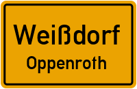 Straßenverzeichnis Weißdorf Oppenroth