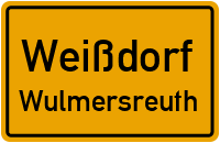 Straßen in Weißdorf Wulmersreuth