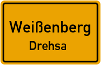 Dorfstraße in WeißenbergDrehsa