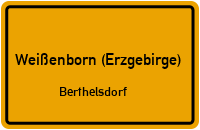 Bahnhofstraße in Weißenborn (Erzgebirge)Berthelsdorf