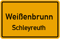 Schloßgasse in WeißenbrunnSchleyreuth