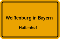 Wiesentalstraße in Weißenburg in BayernHattenhof