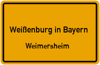 Kirchengasse in Weißenburg in BayernWeimersheim
