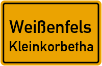 Kleinkorbethaer Straße in WeißenfelsKleinkorbetha
