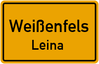 Straßenverzeichnis Weißenfels Leina