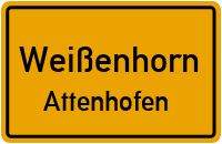 Schießener Straße in WeißenhornAttenhofen