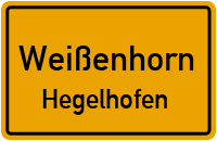 Straßen in Weißenhorn Hegelhofen