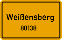 88138 Weißensberg
