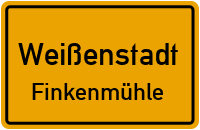 Straßenverzeichnis Weißenstadt Finkenmühle