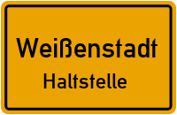 Haltstelle in WeißenstadtHaltstelle