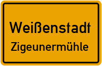 Straßenverzeichnis Weißenstadt Zigeunermühle