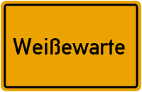 City Sign Weißewarte
