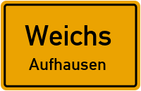 Waldstraße in WeichsAufhausen