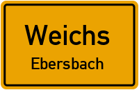 Straßenverzeichnis Weichs Ebersbach