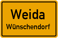Bergstraße in WeidaWünschendorf