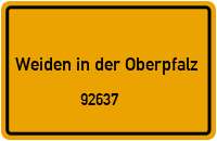 92637 Weiden in der Oberpfalz