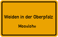 Parksteiner Straße in 92637 Weiden in der Oberpfalz (Mooslohe)