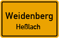 Bergstraße in WeidenbergHeßlach