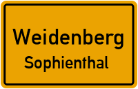Tressenbergweg in WeidenbergSophienthal