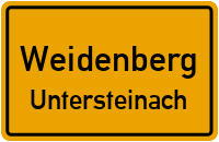Waldstraße in WeidenbergUntersteinach