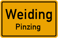 Straßenverzeichnis Weiding Pinzing