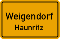 Hauptstraße in WeigendorfHaunritz