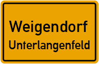 Straßen in Weigendorf Unterlangenfeld