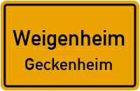 Hasenmühlweg in WeigenheimGeckenheim