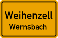Wüstendorfer Straße in WeihenzellWernsbach