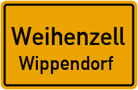 Straßen in Weihenzell Wippendorf