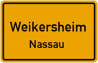 Rohmbergweg in WeikersheimNassau