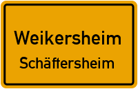 Bachgasse in WeikersheimSchäftersheim