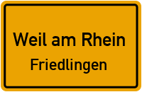 Weidstraße in 79576 Weil am Rhein (Friedlingen)